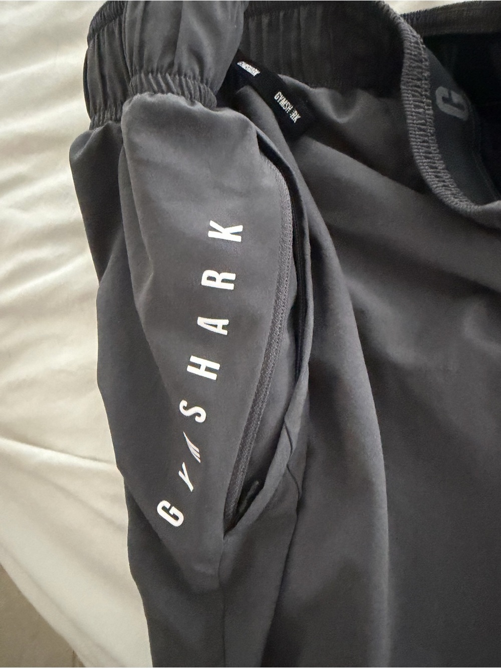 Gymshark Black Active Training Shorts Drawstring Waistband Lined 5 inch - Picture 8 of 8